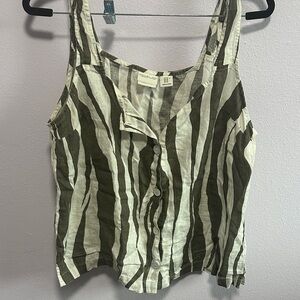 Rachel Zoe Linen Tank Top